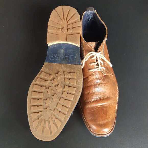 Jones Bootmaker SZ 42 Tan Men's Chukka Boots Burnished Leather - Picture 3 of 15